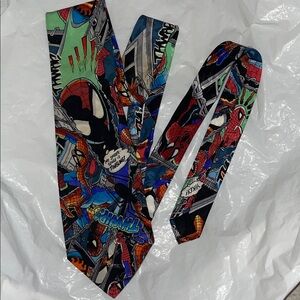 1992 Spider-Man Nicole Miller Silk Tie Necktie Marvel Very Rare